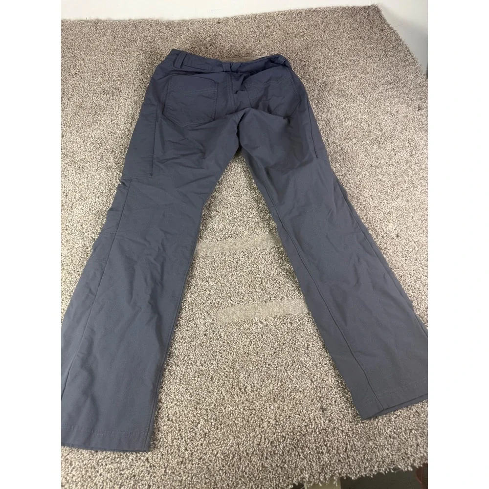 Prana Halle Straight Leg Hiking Pants Gray Blue Women 6x31 Stretch Outdoor